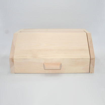 Brotdose 45grad aus Zirbenholz – Handgefertigt, individuell & natürlich frisch
