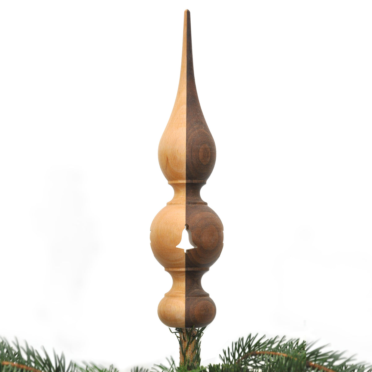 Christbaumspitze aus Holz – Handgefertigt & edel