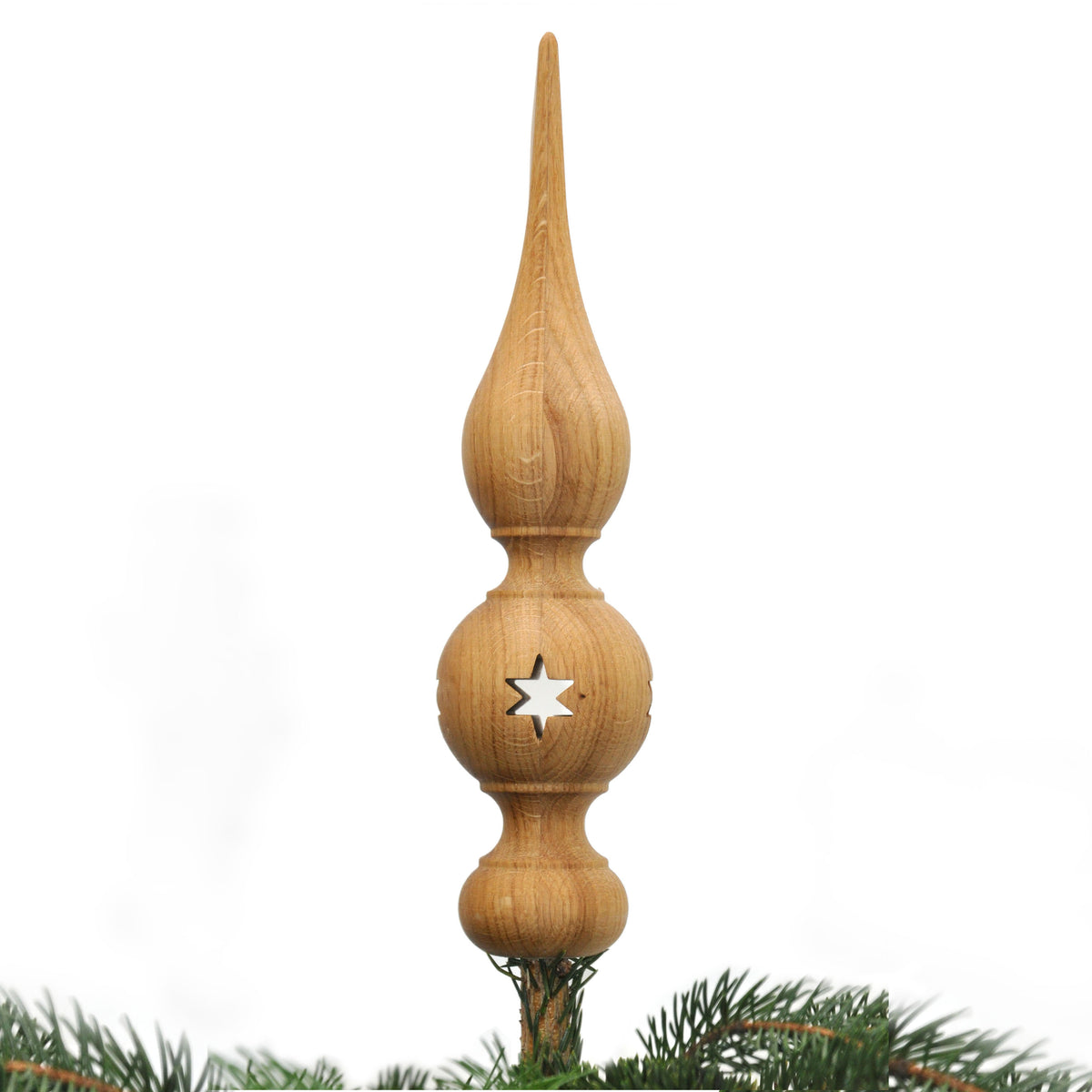 Christbaumspitze aus Holz – Handgefertigt & edel