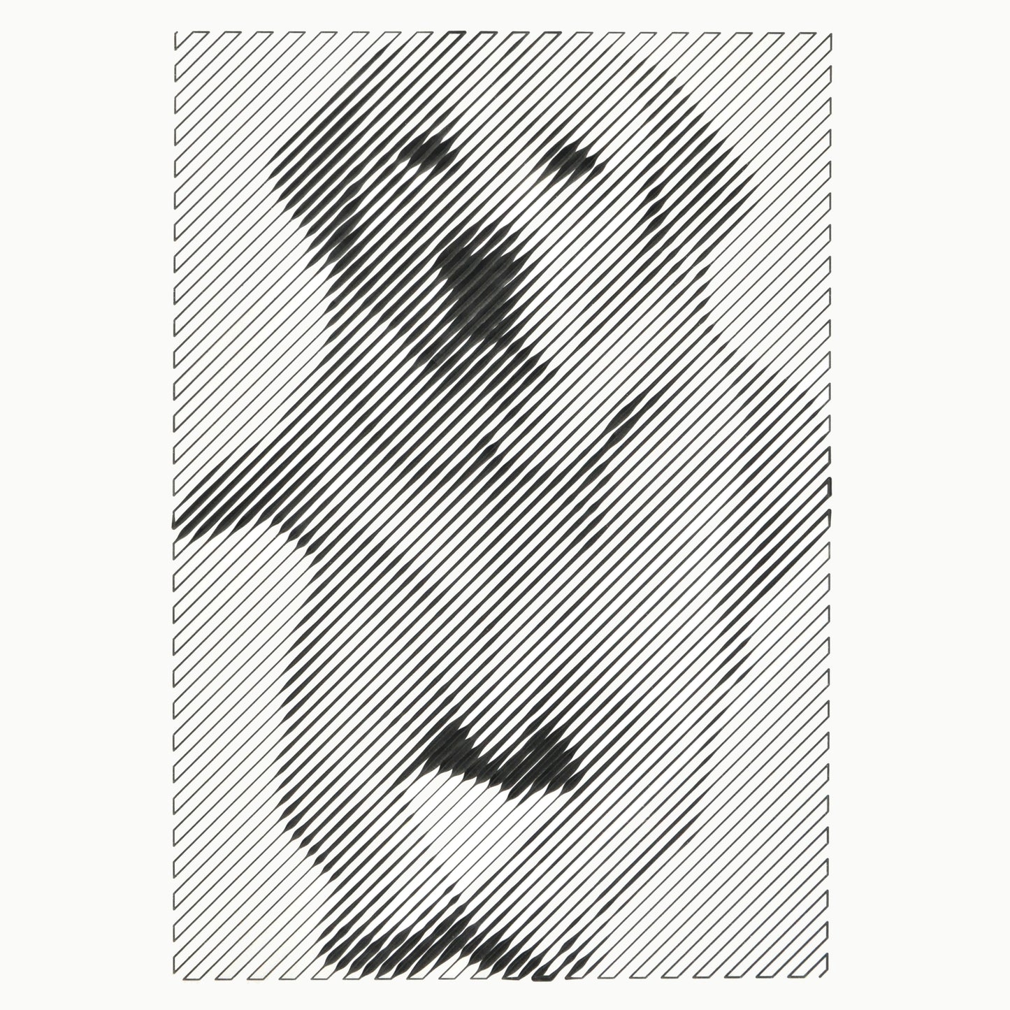 Foto als 3D-Halbton-Fräsung - personalisiertes Holzkunstwerk