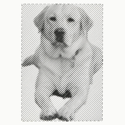 Foto als 3D-Halbton-Fräsung - personalisiertes Holzkunstwerk