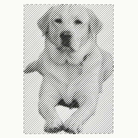 Foto als 3D-Halbton-Fräsung - personalisiertes Holzkunstwerk