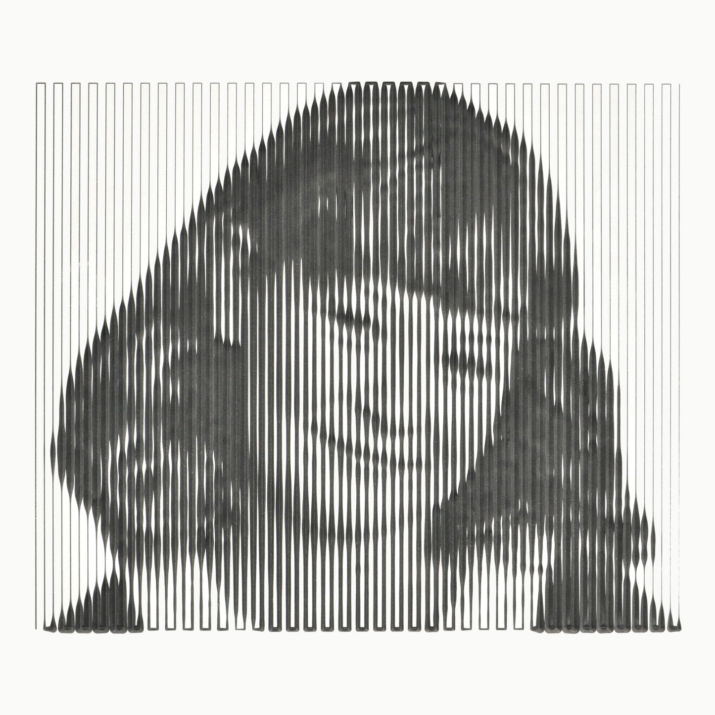 Foto als 3D-Halbton-Fräsung - personalisiertes Holzkunstwerk