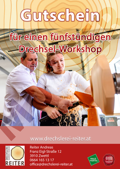 Drechsel-Workshop - 5 Stunden
