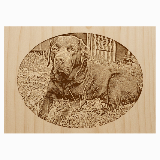Fotogravur auf Holz – Personalisiertes Holzbild mit eigenem Foto