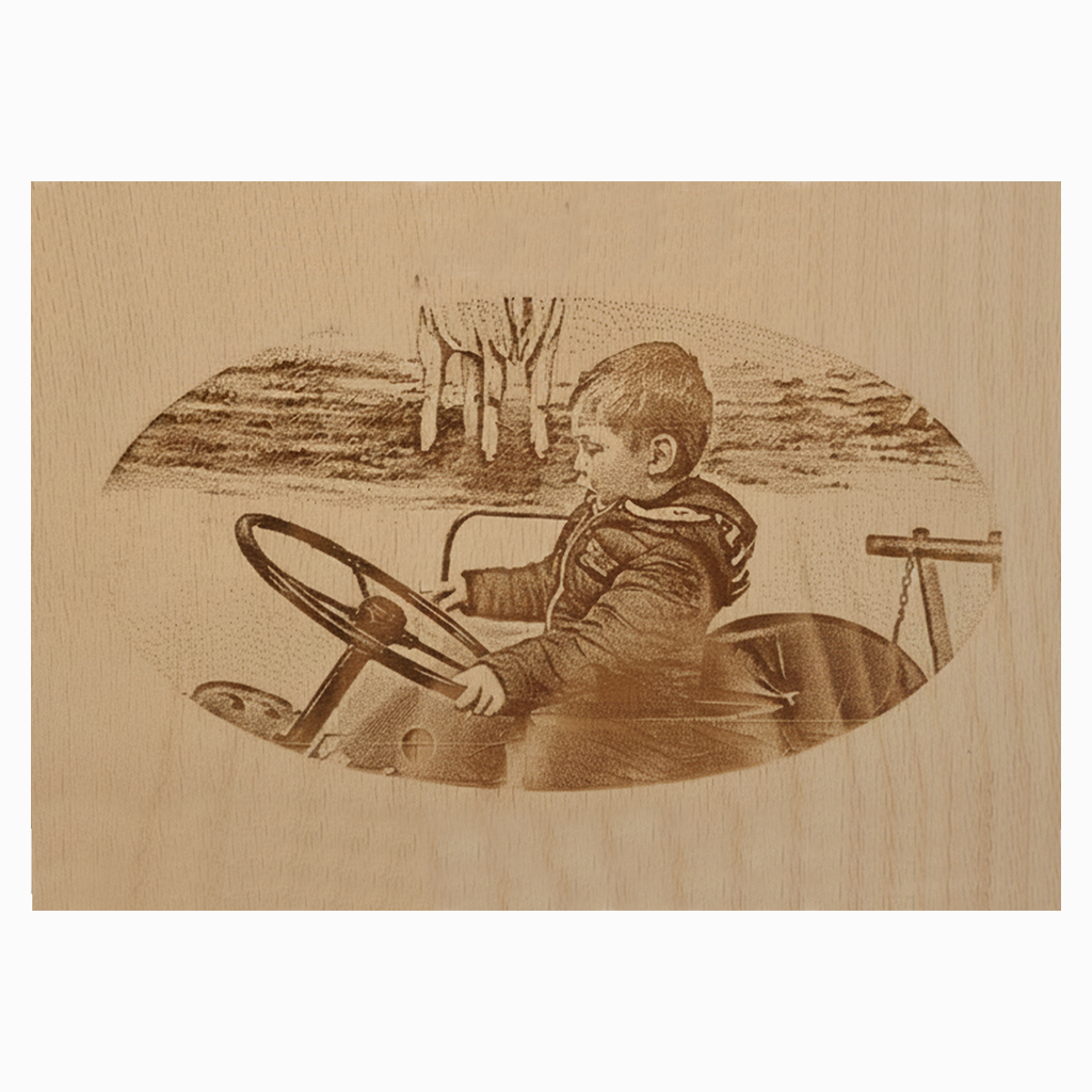 Fotogravur auf Holz – Personalisiertes Holzbild mit eigenem Foto