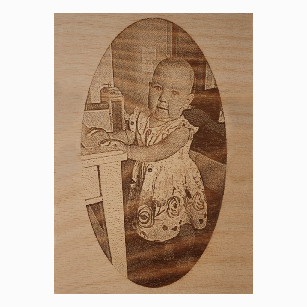 Fotogravur auf Holz – Personalisiertes Holzbild mit eigenem Foto